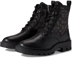COACH CitySole Signature Lace-Up Boot