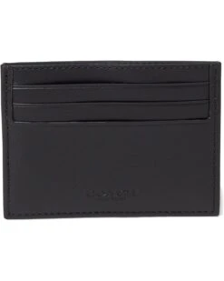 COACH Refined Card Case In Signature Jacquard