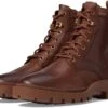 COACH CitySole Leather Burnished Lace-Up Boot