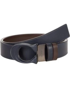 COACH 38 Mm Reversible Leather Inlay C Buckle Belt In Sport Calf