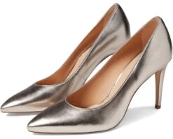 COACH Skyler Metallic Leather Pump