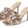 COACH Kellie Metallic Leather Sandal