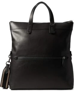 COACH Field Fold-Over Tote In Sport Calf