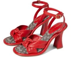 COACH Quincey Leather Sandal