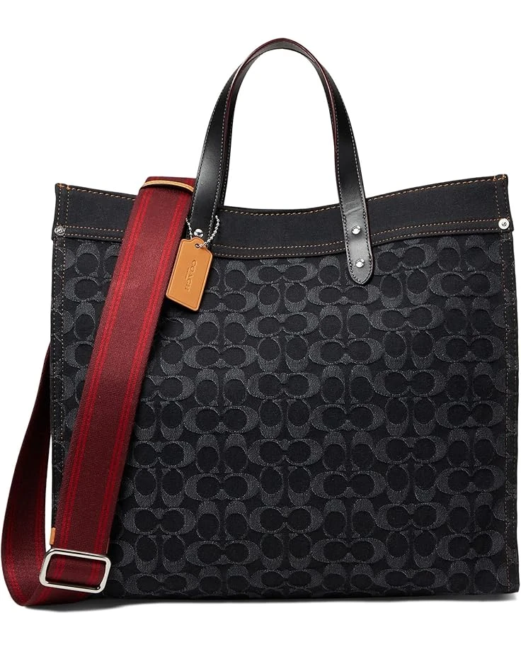 COACH Field Tote 40 In Signature Denim 1 COACH Field Tote 40 In Signature Denim