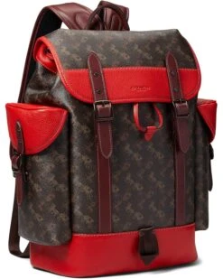 COACH Hitch Backpack In Color-Block Horse And Carriage