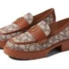 COACH Leah Textured Jacquard Loafer
