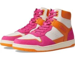 COACH High-Top Leather Sneaker