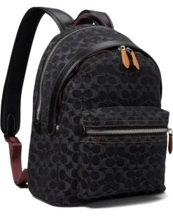 COACH Charter Backpack In Signature Denim